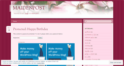 Desktop Screenshot of maidenpost.com